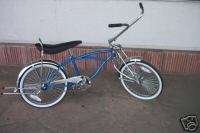 LOWRIDER BIKE BRAND NEW BEAUTIFUL BLUE COMPLETE BICYCLE  