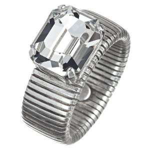   Ring, crystal/ant.silver plated Janis by Janis Savitt Jewelry