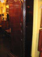 Antique English Chippendale Tall Case Clock Mahogany  