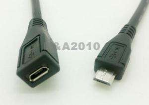 Micro USB B Male Female M/F Extension Charging Cable  