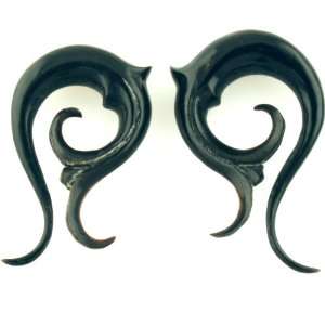  Pair of Horn Whale Tails 00g Urban Star Jewelry