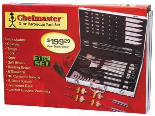 Grill Chefmaster™ 31pc Stainless Barbecue Tool Utensil Set  