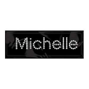  Rhinestone/Brad Name Stickers Michelle
