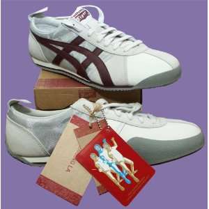  Onitsuka Tiger Fencing LA Shoes Birch/Wine Color Unisex 