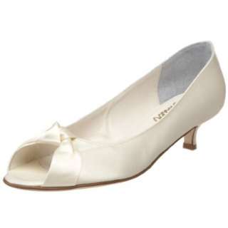 Bridal by Butter Womens Crackle B Kitten Heel Pump   designer shoes 