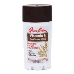 Queen Helene Deodorant Vitamin E 2.7 oz. Stick (3 Pack) with Free Nail 