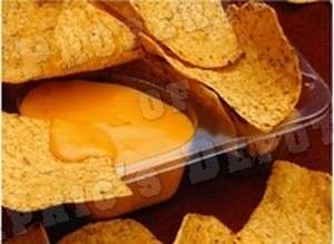 Concession Decal NACHO CHIPS AND CHEESE   12IN WIDE  
