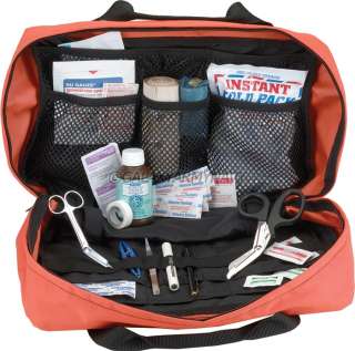 EMT/EMS Emergency Orange Medical Supply Trauma Bag  