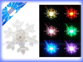 Snow Flake LED Light Window Christmas Ornament  