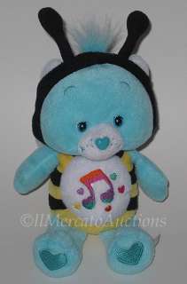 2006 HEARTSONG Care Bears Doll Stuffed Plush Animal Toy in Bee Costume 