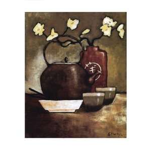  Takara Tea Room Finest LAMINATED Print Krista Sewell 10x12 