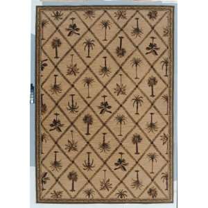 Tommy Bahama palms away beige Runner 2.60 x 7.90 Area Rug