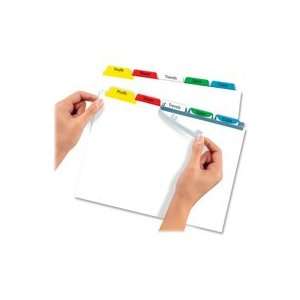    Avery Index Maker Punched Clear Label Tab Dividers