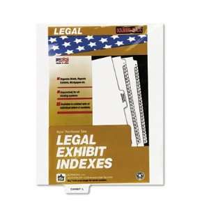   Exhibit Alpha Bottom Tab Legal Index Divider KLF81163