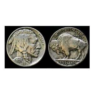  United States Buffalo / Indian Head Nickel Stretched 