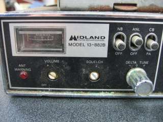 Midland 13 882B Mobile CB Radio Parts/Repair  