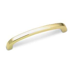 Urban expression   3 3/4 centers square tube bow pull in brass