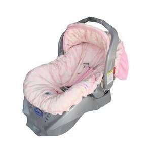  Minky Fleur Pink Infant Car Seat Cover Baby