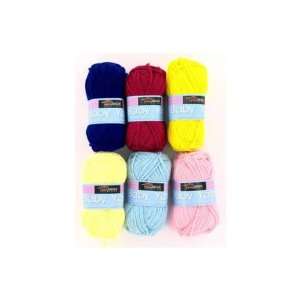  Baby yarn  assorted colors   Pack of 48 Toys & Games