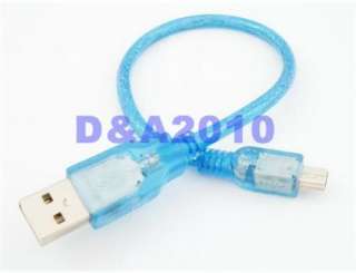 30CM USB 2.0 A MALE TO MINI B 5 PIN MALE PC DATA CABLE  