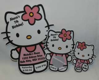 UNIQUE PERSONALIZED HELLO KITTY BIRTHDAY BABY SHOWER PARTY FAVOR 