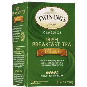 Twinings Irish Breakfast Decaf Tea Bags Grocery & Gourmet Food
