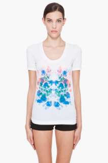 Marc By Marc Jacobs White Flower Print T shirt for women  