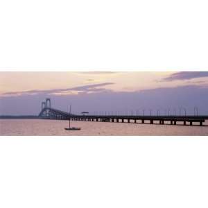 Newport Bridge, Narragansett Bay, Rhode Island, USA Photographic 