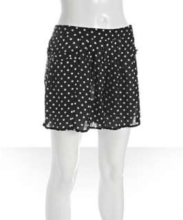 Free People black and white polka dot Staying Cool skortshorts