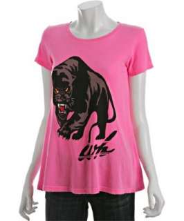 Wildfox Couture neon pink Panther graphic t shirt   up to 70 