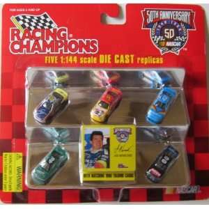  1/144 50th Anniversary Nascar 5 Car Pack 