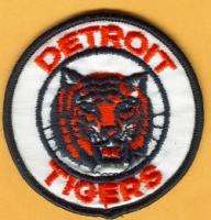   Tigers 3 inch Logo Embroidered Jersey Patch   Warehoused Unused