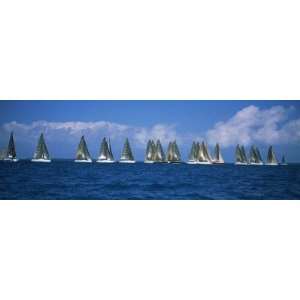   Key West Race Week, Key West Florida, 2000 by Panoramic Images , 60x20