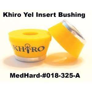  Khiro Insert Bushing Alum. Yellow Med. Hard Top/Bottom 