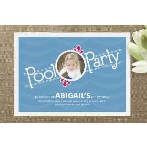  Pool Party Childrens Birthday Party Invitations Health 