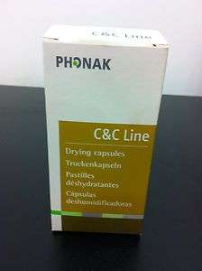 Phonak Hearing aid aids C&C Line Drying Capsule Capsules  