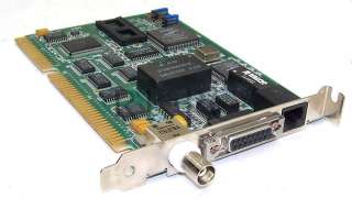 SMC 16 bit ISA Combo Ethernet Card 10bT AUI RJ45 NIC  