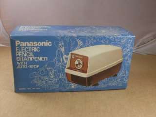 PANASONIC ELECTRIC PENCIL SHARPENER WITH AUTO STOP KP33A  