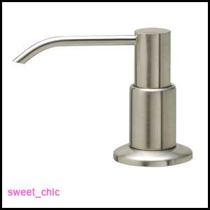 SOAP PUMP Dispenser BRUSHED NICKEL Kitchen SINK or BATH  