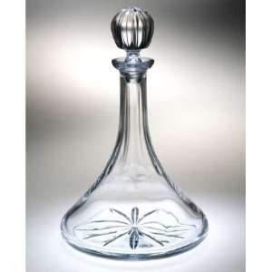  Clear Crystal Captain/ Ship Decanter   1 Qt Kitchen 