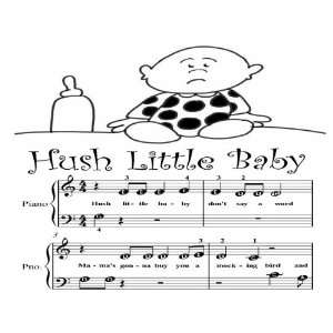  Hush Little Baby Beginner Tots Piano Sheet Music PDF 