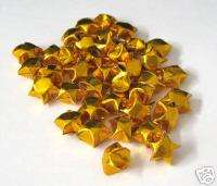 Handmade Gold Foil Origami Lucky Stars, Gifts   100  