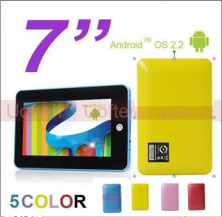 ROM 4G 7 Android 2.2 OS Tablet PC Touch Screen WiFi 3G NEW  