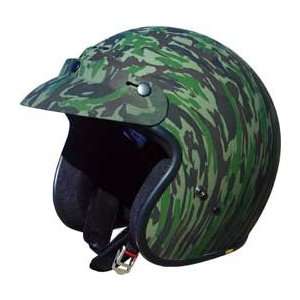  Gmax GM2 Open Face Motorcycle Helmet CAMO SM Automotive