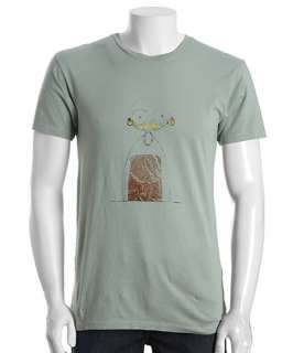 Marc by Marc Jacobs frost green cotton jersey Mr. Marc t shirt