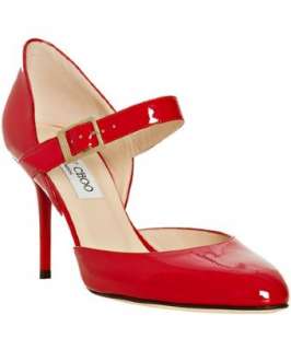 Jimmy Choo red patent leather Leila mary jane pumps   up to 