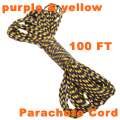 Desert Parachute Cord Paracord 550 7 Core Strand 100FT Nylon Survival 