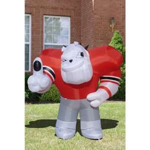  Georgia Bulldogs Ncaa Inflatable Hairy Mascot Lawn Figure 