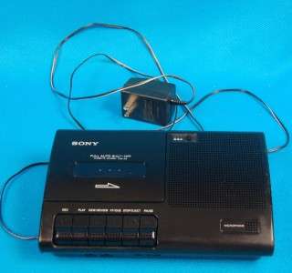 SONY CASSSETTE TAPE RECORDER PLAYER W/ ADAPTER VERY NICE  