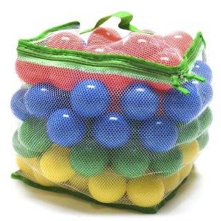   Phthalates Free Play Ball w/Mesh Tote Red, Yellow, Blue, and Green